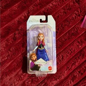 Mattel Anna Doll - Blue, Purple & Black Outfit